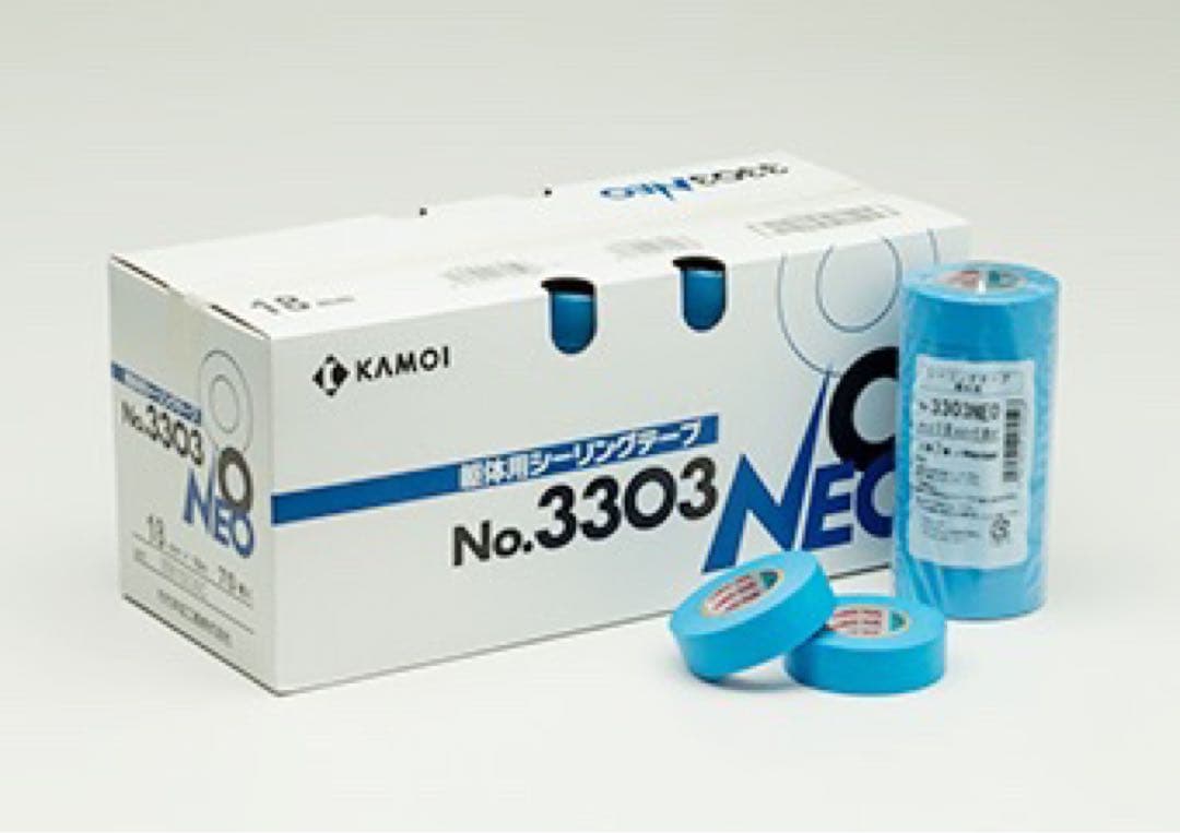 KAMOI No.3303 マスキングテープ 12巻入り 8箱まとめ売り