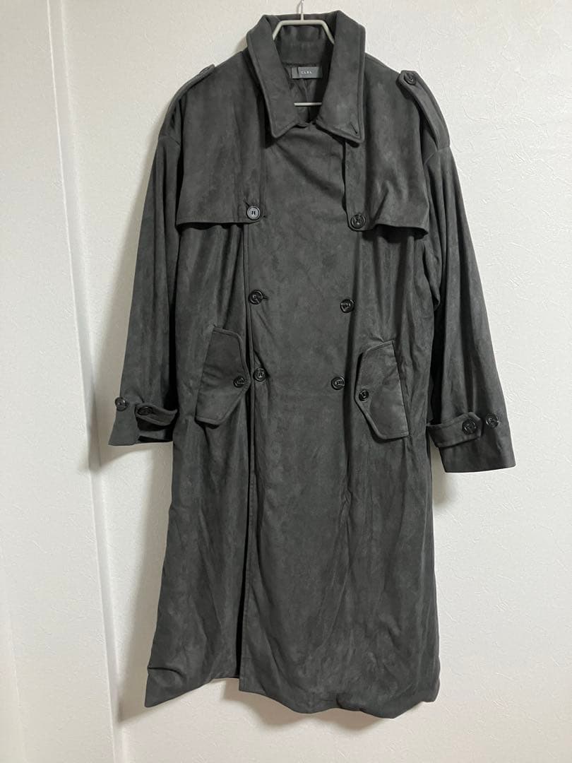 CLEL ダブルテックフェード トレンチコート テーラードジャケット スラックス