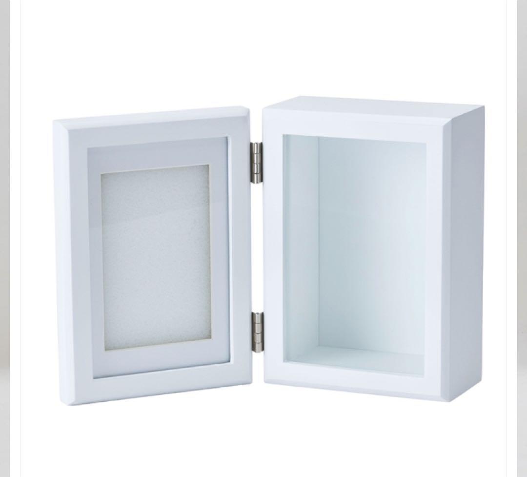 【プリフォトフレーム10個】ホワイトＭ縦置き