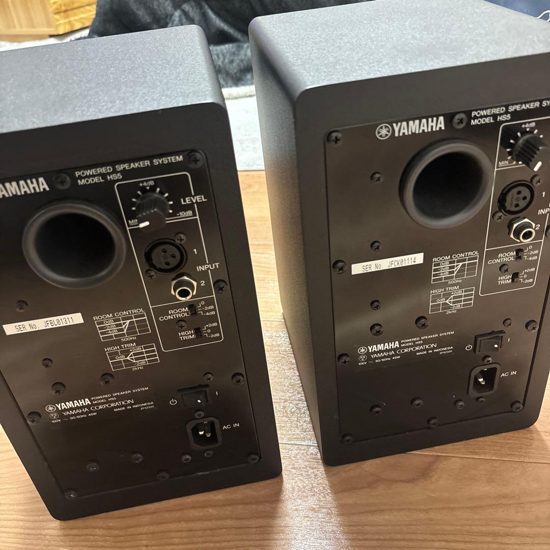 YAMAHA HS5 2個セット【美品】