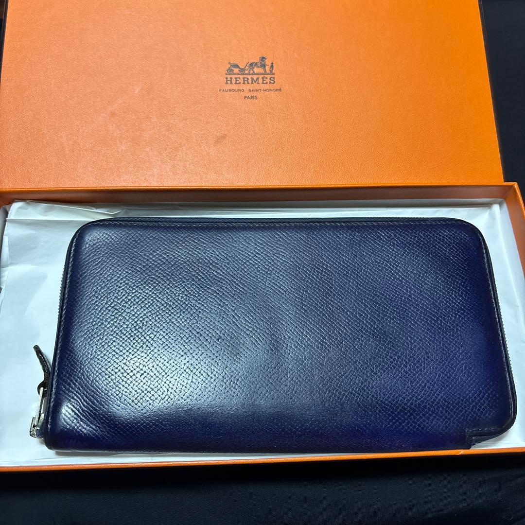 HERMES シルクインロング　長財布