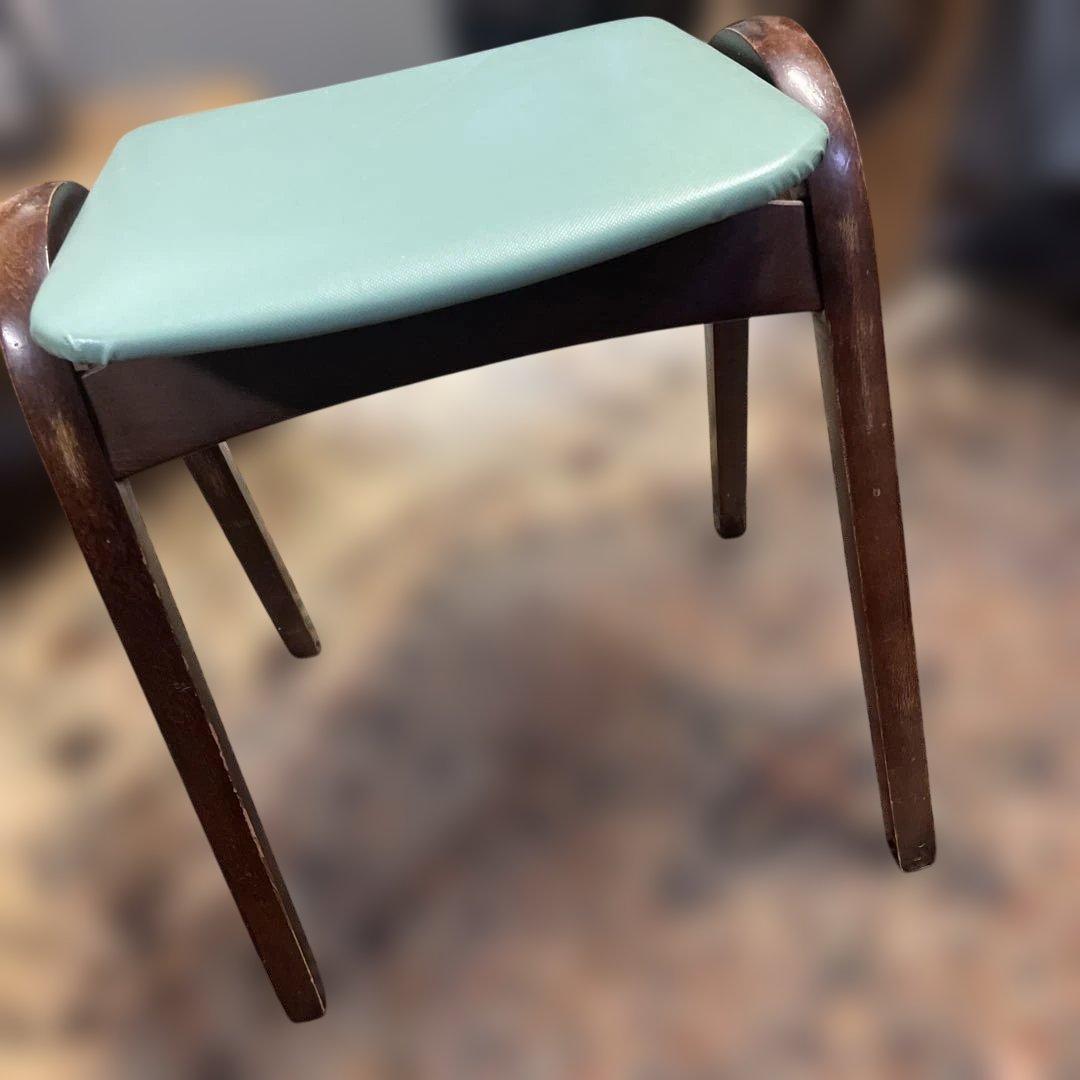 AKITAMOKKO 秋田木工　スタッキングチェアー　ミントグリーン