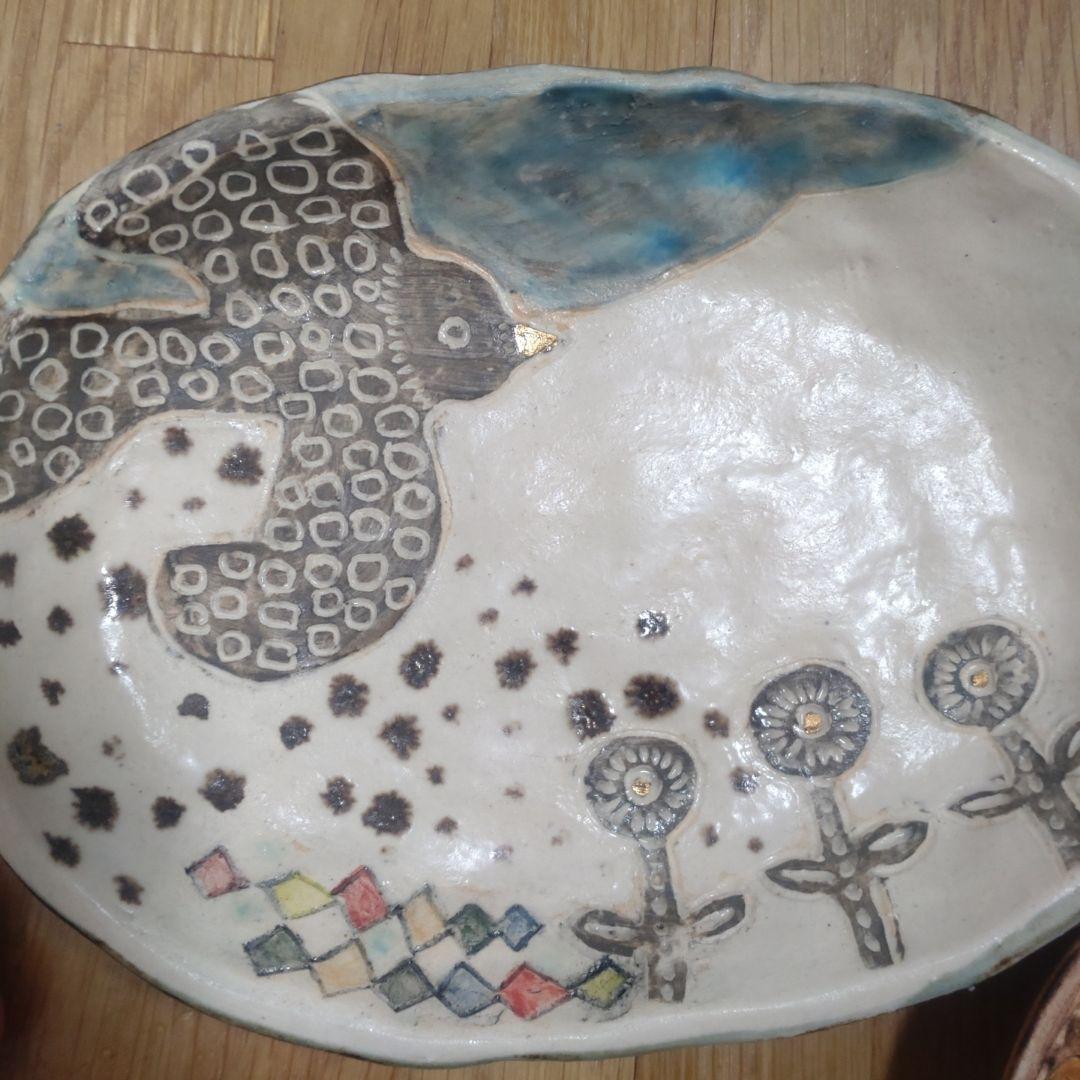 ミシャコシャ　鳥の小皿　セット