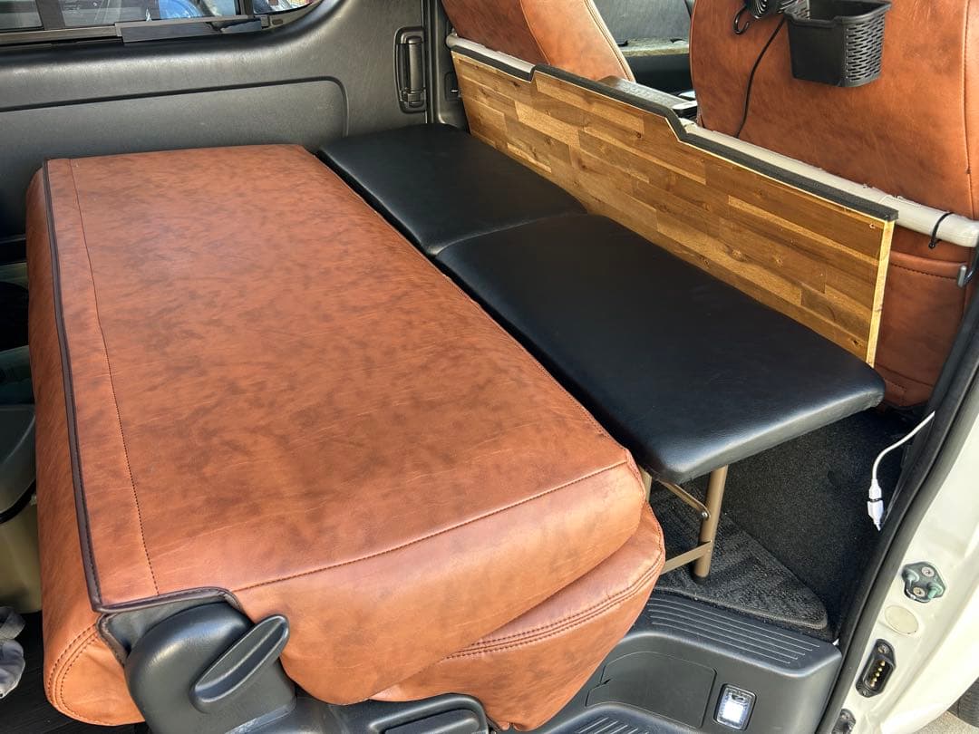 ハイエース　ベッドキット延長用　足元マット　車中泊