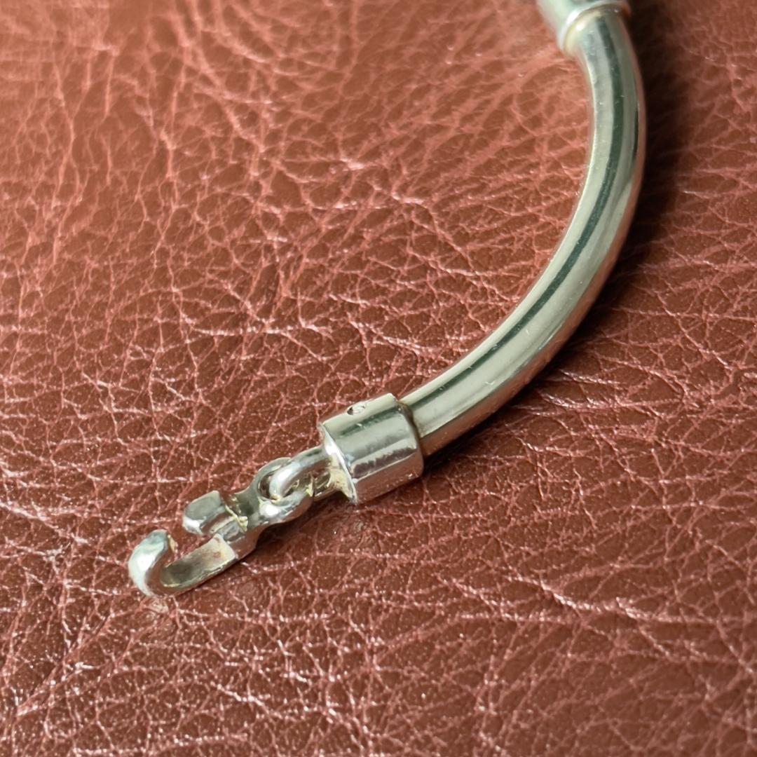 ビンテージ シルバー925 ブレスレット メンズ メキシコ製 バーブレスレット