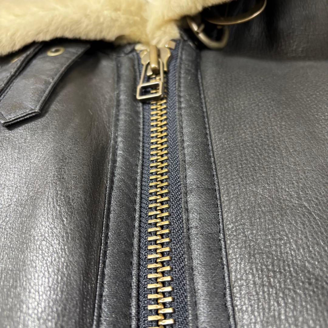 ✨激レア✨状態良好 BOSSジャン 2000年限定モデル 肉厚レザー B-3