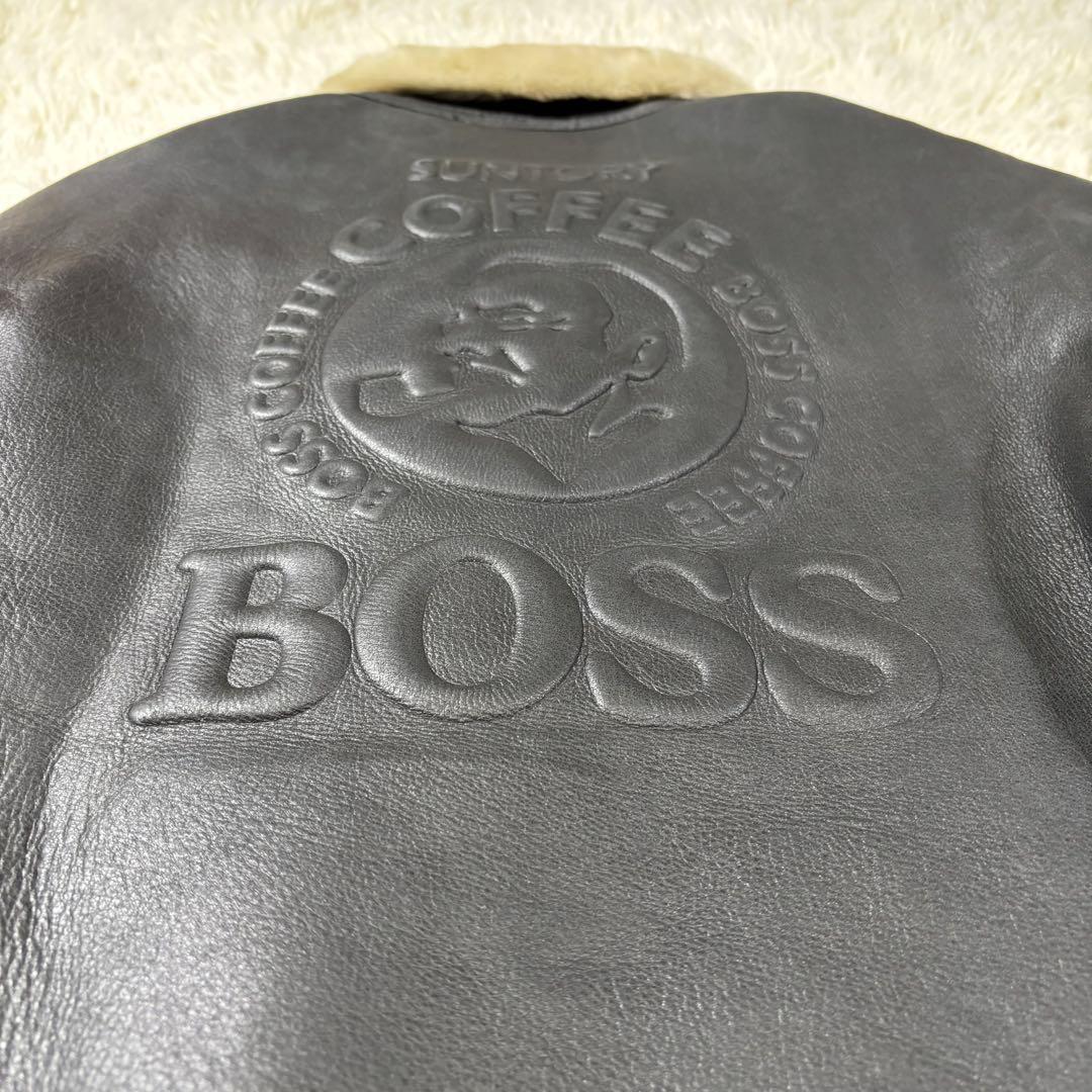 ✨激レア✨状態良好 BOSSジャン 2000年限定モデル 肉厚レザー B-3