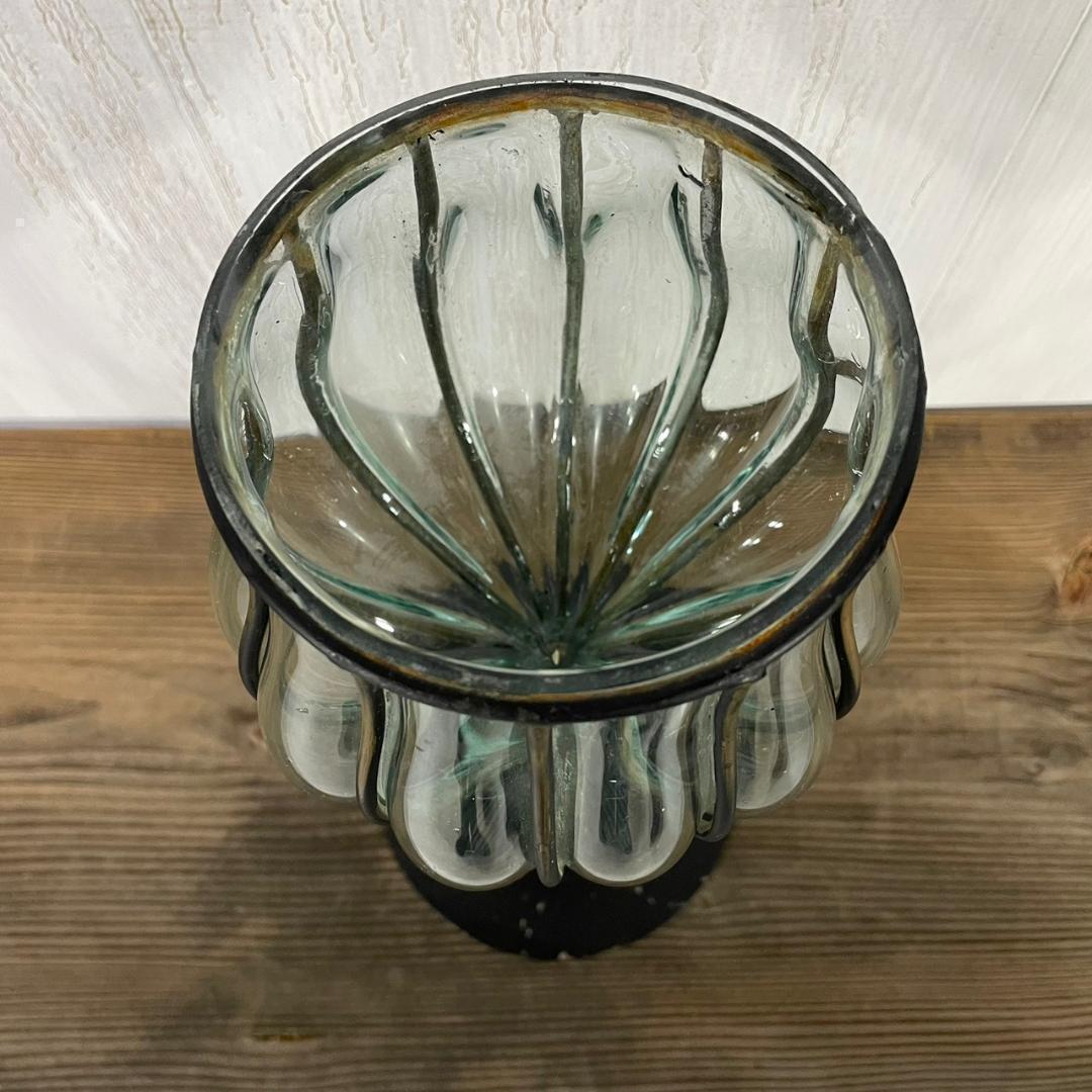 ヴィンテージ アイアン チューリップ型 キャンドルスタンド キャンドルホルダー