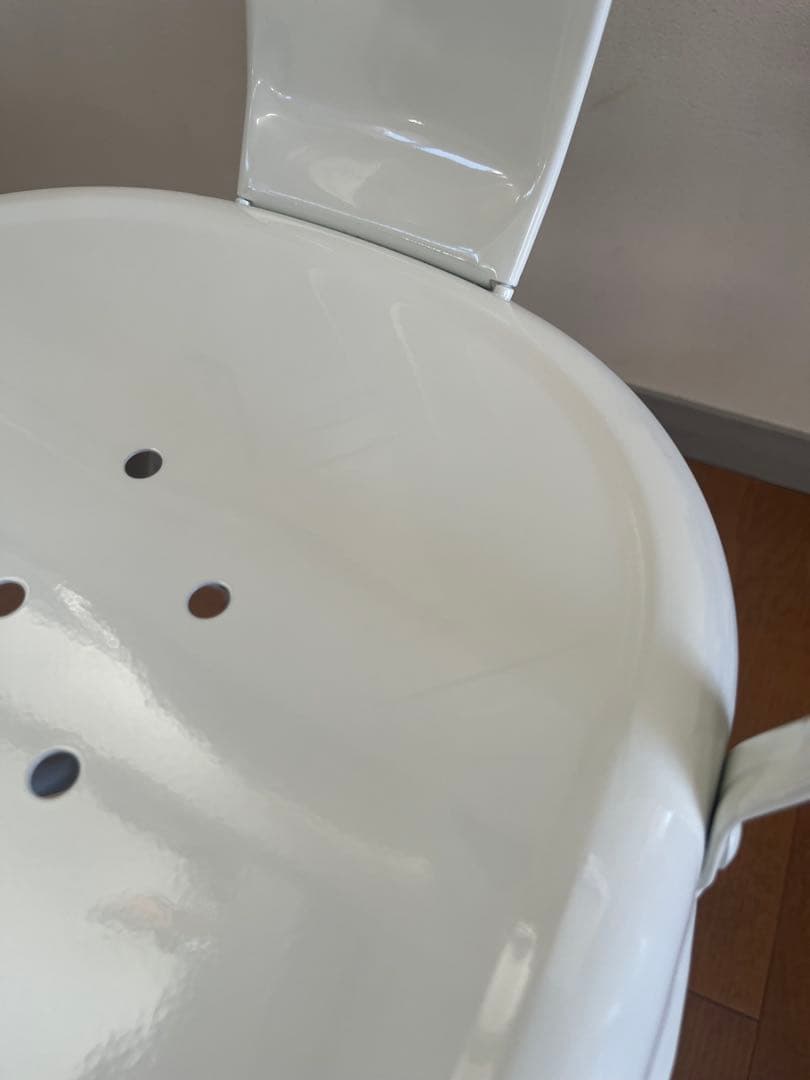 Aチェア　③ リプロダクト インダストリアル　フランス　名作　カフェ　モダン　白