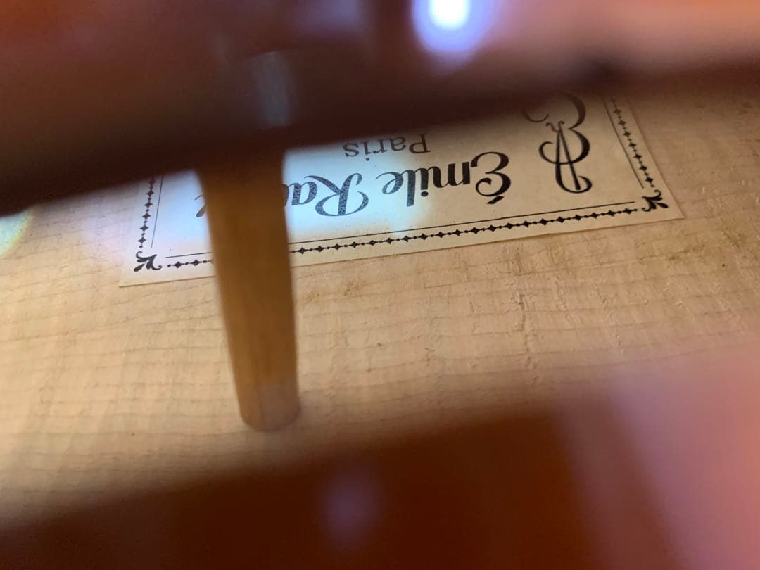 フランス製　4/4バイオリン 虎杢　Emile Ravier