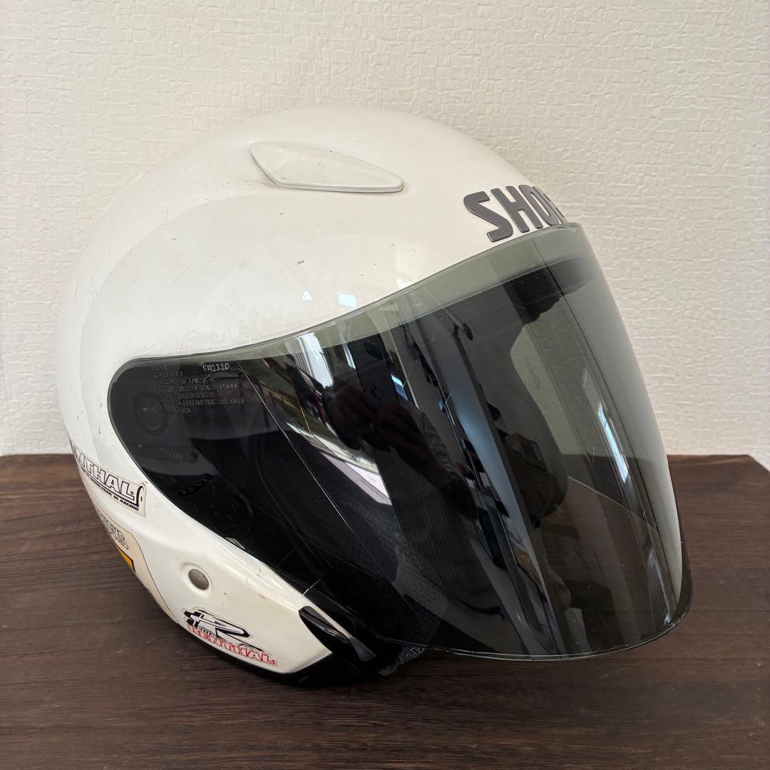 【ジャンク品扱い】SHOEI J-STREAM ジェットヘルメット XL