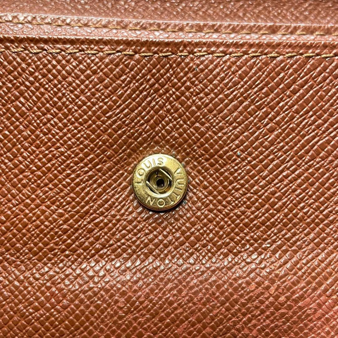 2844 ルイヴィトン モノグラム 二つ折り財布 ポルトフォイユ マルコ