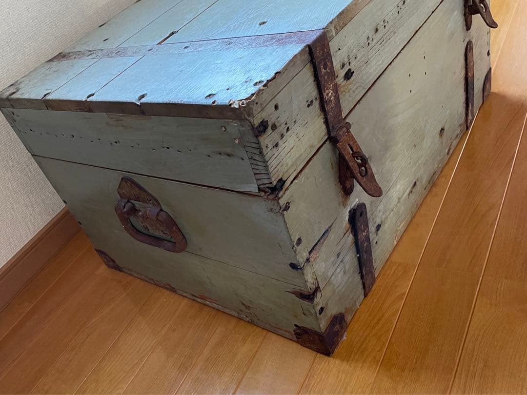 アンティーク　大型木箱
