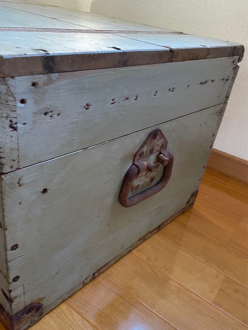 アンティーク　大型木箱