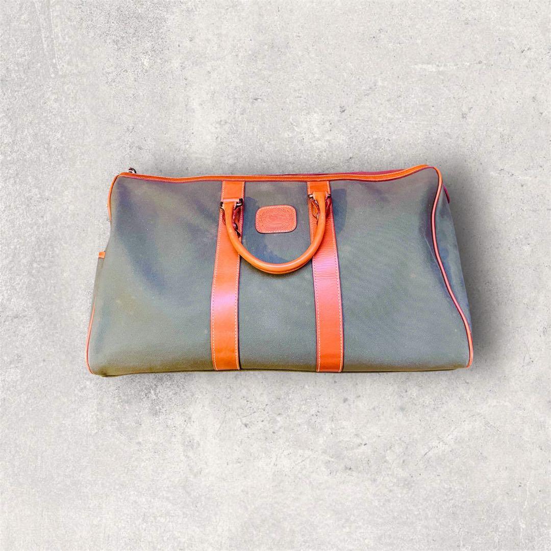 Burberry ボストンバック ヴィンテージ カーキSA605