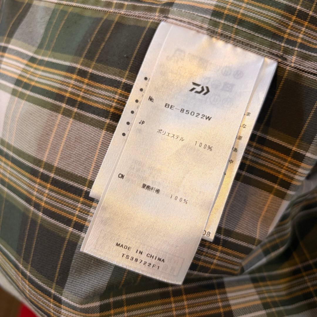 【美品】DAIWA PIER39 ダイワ ピア チェックシャツ L