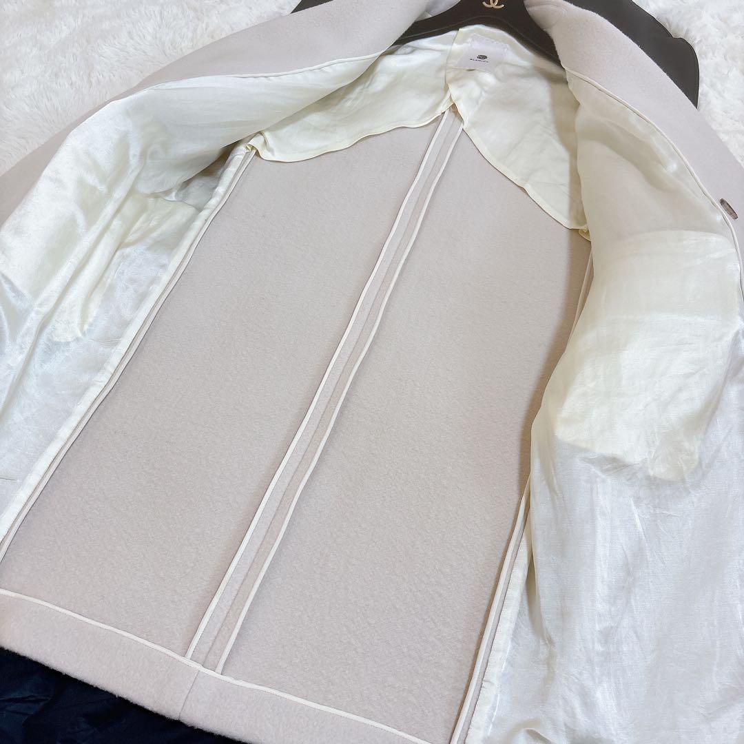 定価25.3万円☆BLAMINK ブラミンク ウールダブル2ボタンロングコート