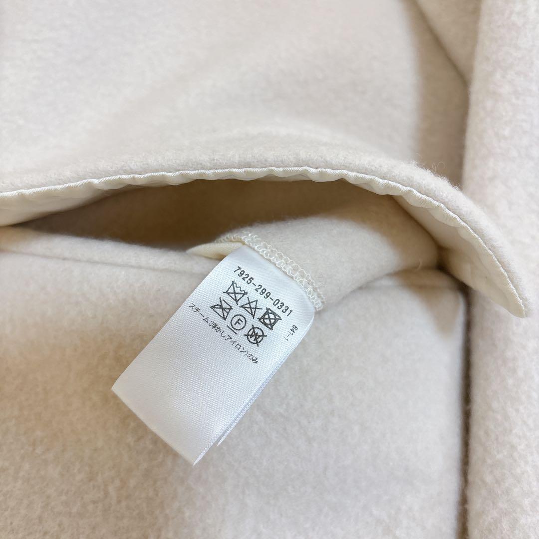 定価25.3万円☆BLAMINK ブラミンク ウールダブル2ボタンロングコート