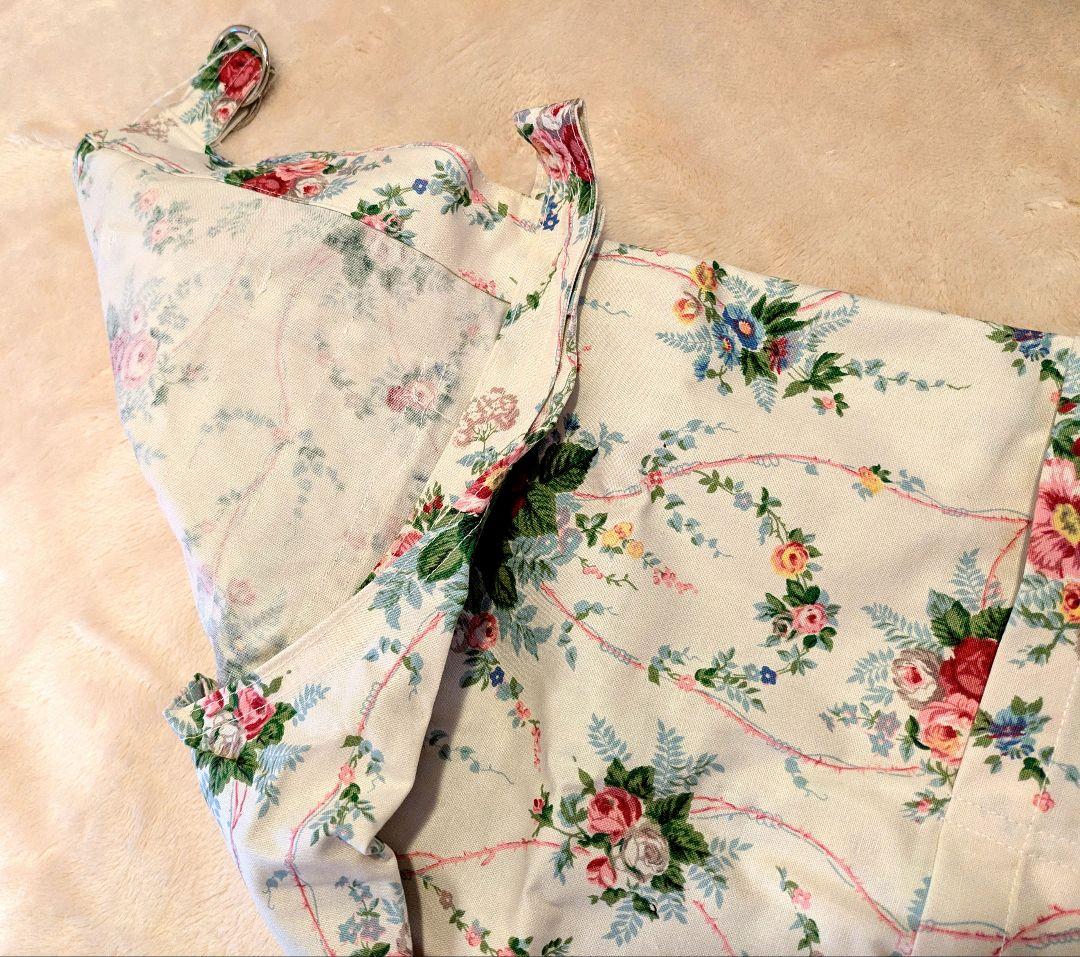 Ralph Lauren 花柄エプロン 箱付き　多機能ポケット付き　タグ付き