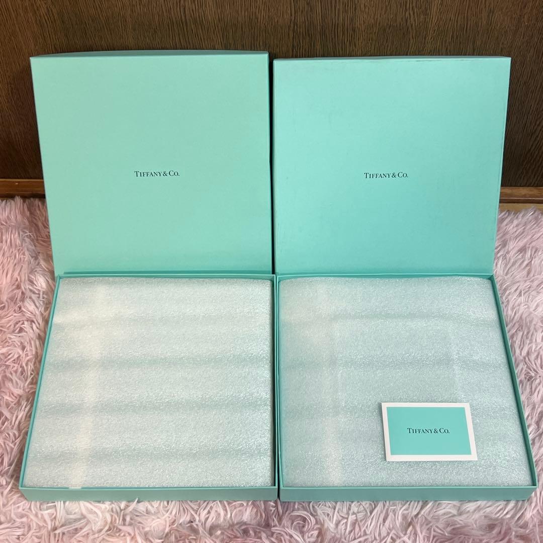 TIFFANY＆Co ブルー ボックス プレート 大皿2枚セット