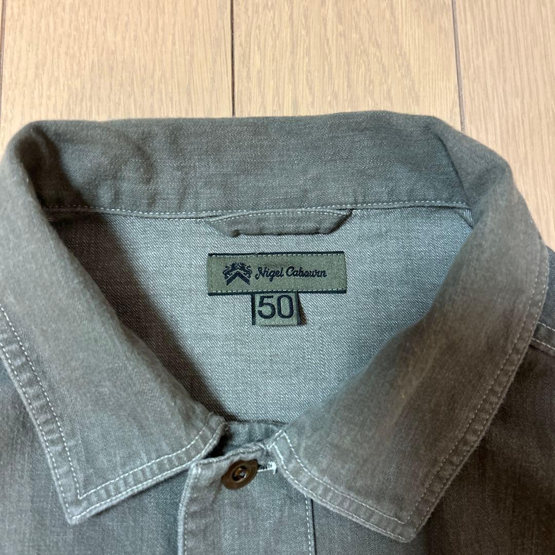1*延様 NIGEL CABOURN UTILITY SHIRT TYPE2 5