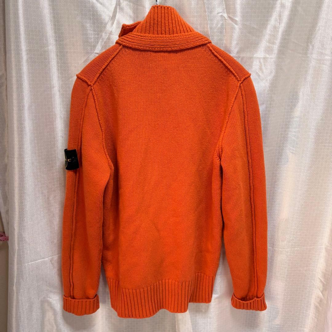ストーンアイランド ニットカーディガン セーター オレンジ S 正規品