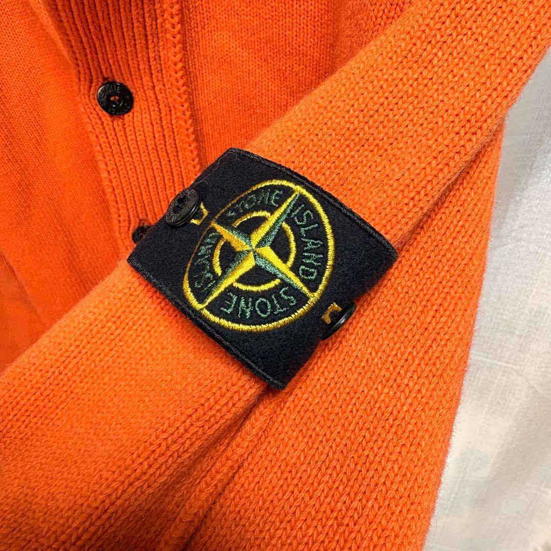 ストーンアイランド ニットカーディガン セーター オレンジ S 正規品