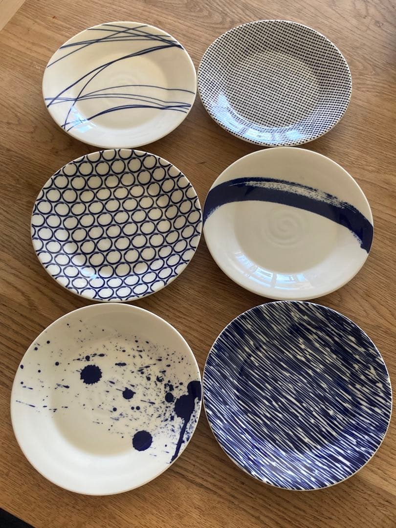 Pacific プレート ブル― 6 ピース