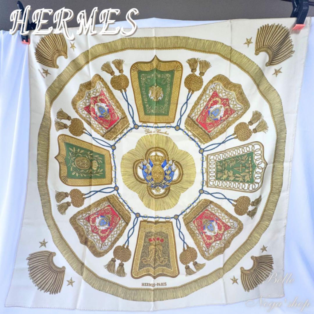 そ*ら様 HERMES カレ90 ポストエカヴァルリー スカーフ