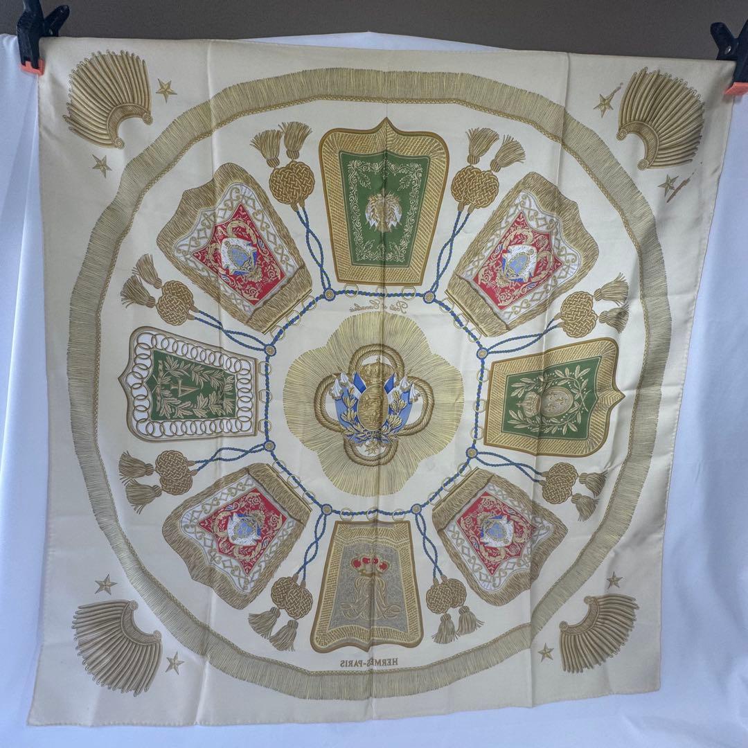 そ*ら様 HERMES カレ90 ポストエカヴァルリー スカーフ