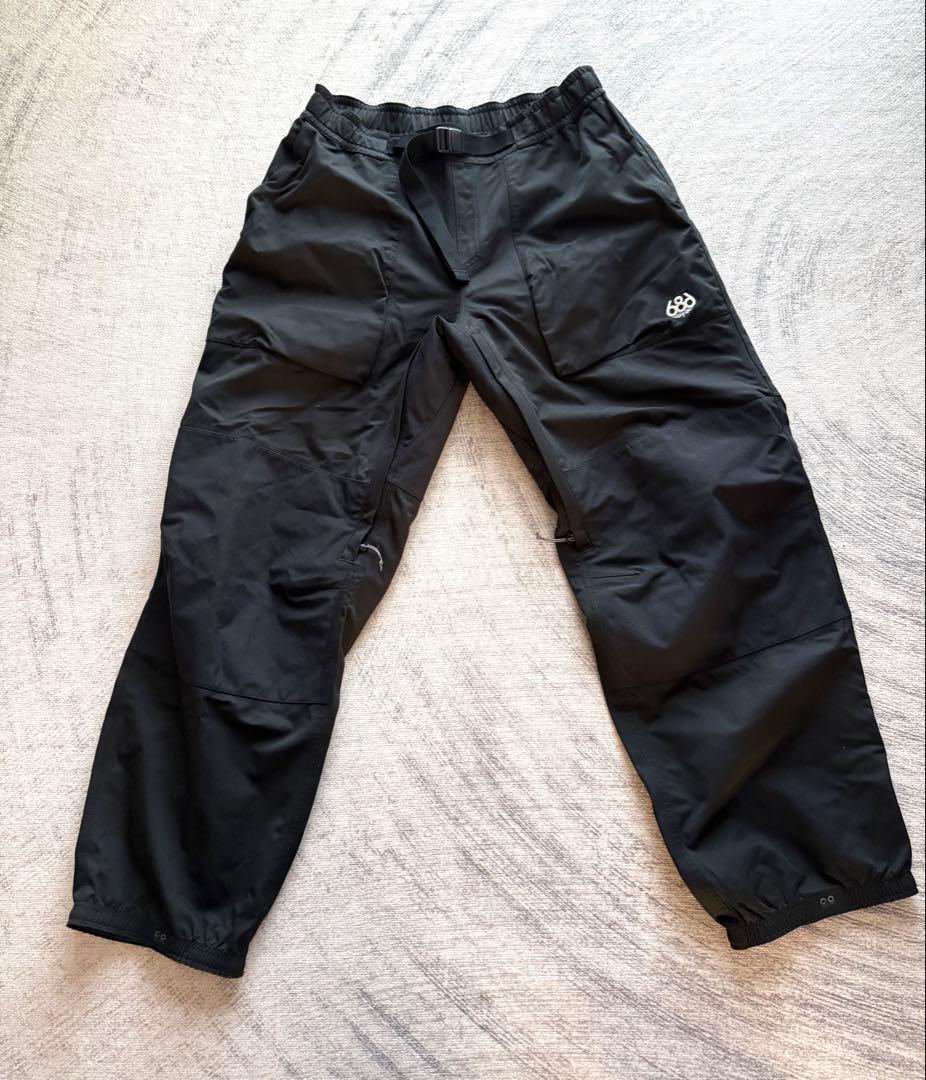 686 スノーボードウェア 上下 M 白×黒(練習用・サブ用)