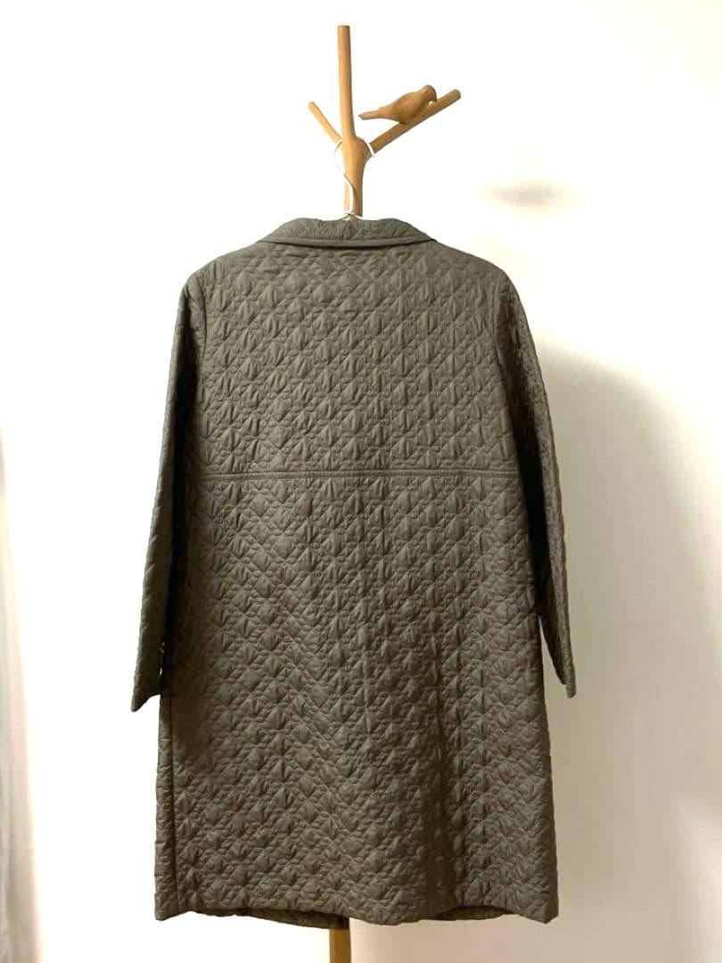 ANYA HINDMARCH アニヤ・ハインドマーチ カーキ キルティングコート