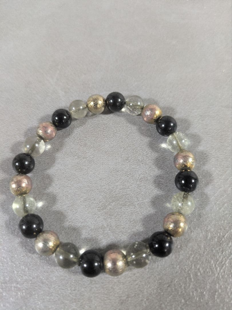 最高級希少デザインブレス ギベオン、テクタイト、リビアン