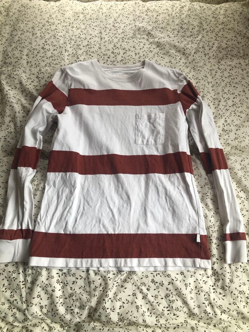 SATURDAYS SURF NYC ストライプロンTシャツ M 古着2014年