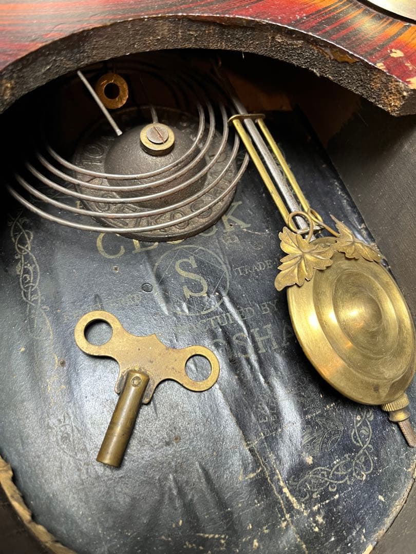 セイコー社ダルマ時計、ダルマゼンマイ時計、四つ丸ダルマ時計、ゼンマイ振り子時計