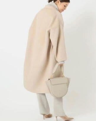 【専用】美品☆　ドゥーズィエムクラス　ウールアンゴラリバーコート