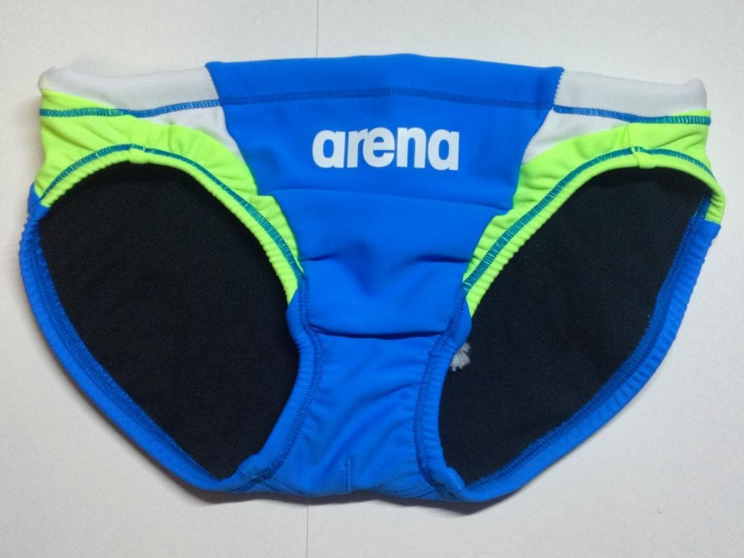 アリーナ　競泳・練習水着　競パン　リミック　BLU　Sサイズ