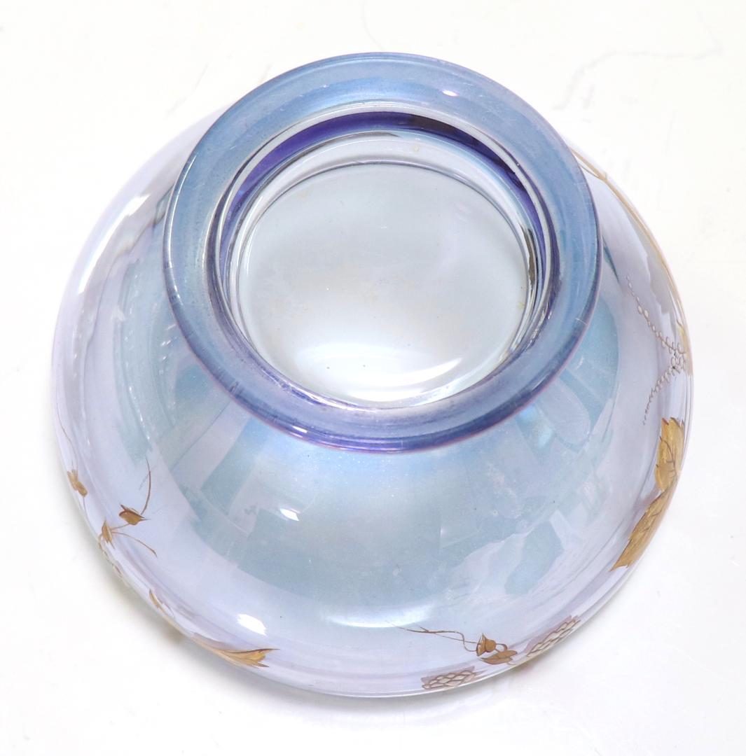 オールド・バカラ 1878年 金彩エナメルラスター彩ボウル ジャポニスム日本趣味