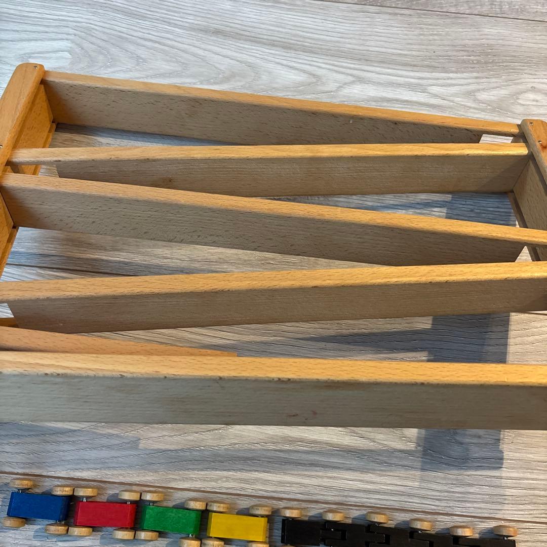 Beck ベック　トレインカースロープ　Laufbahn 木のおもちゃ　木製玩具