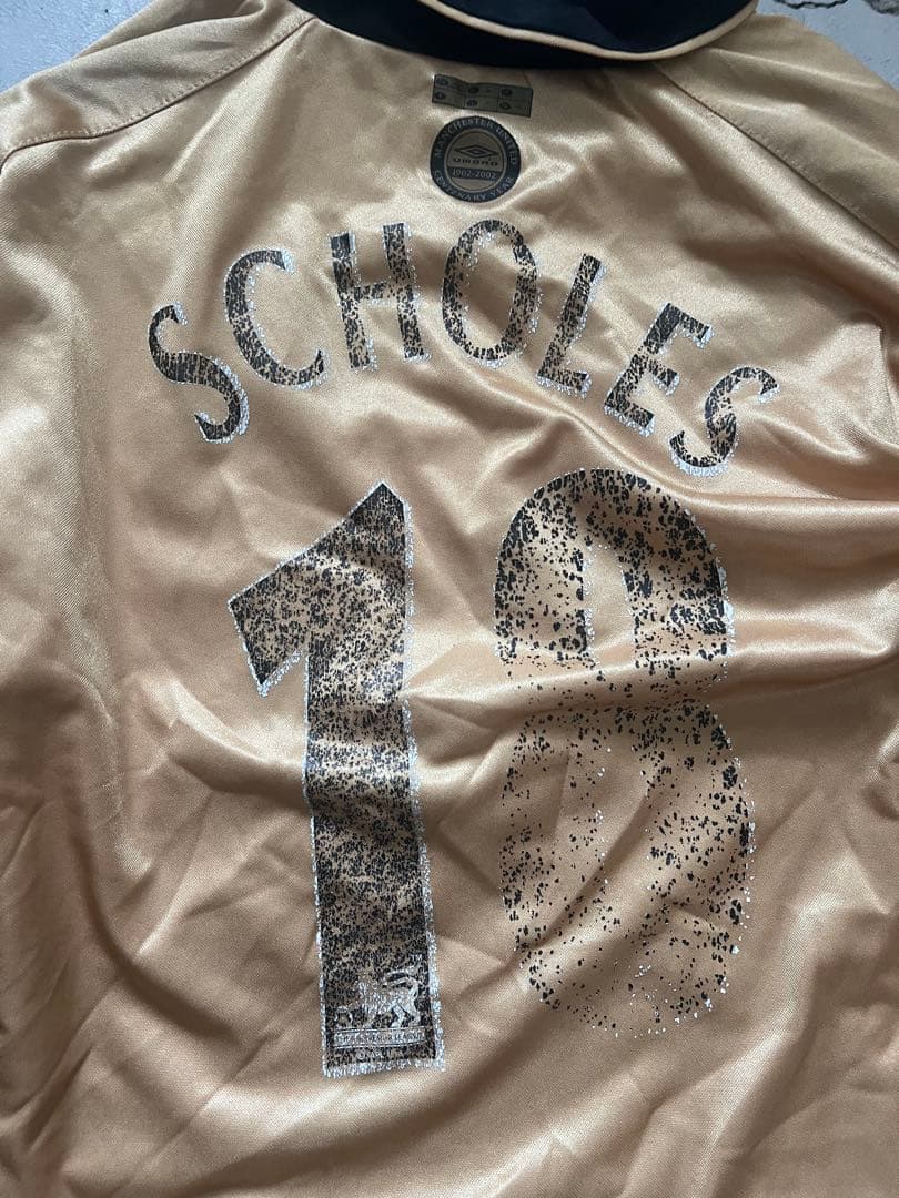 正規品 01/02 マンチェスターユナイテッド away/3rd スコールズ