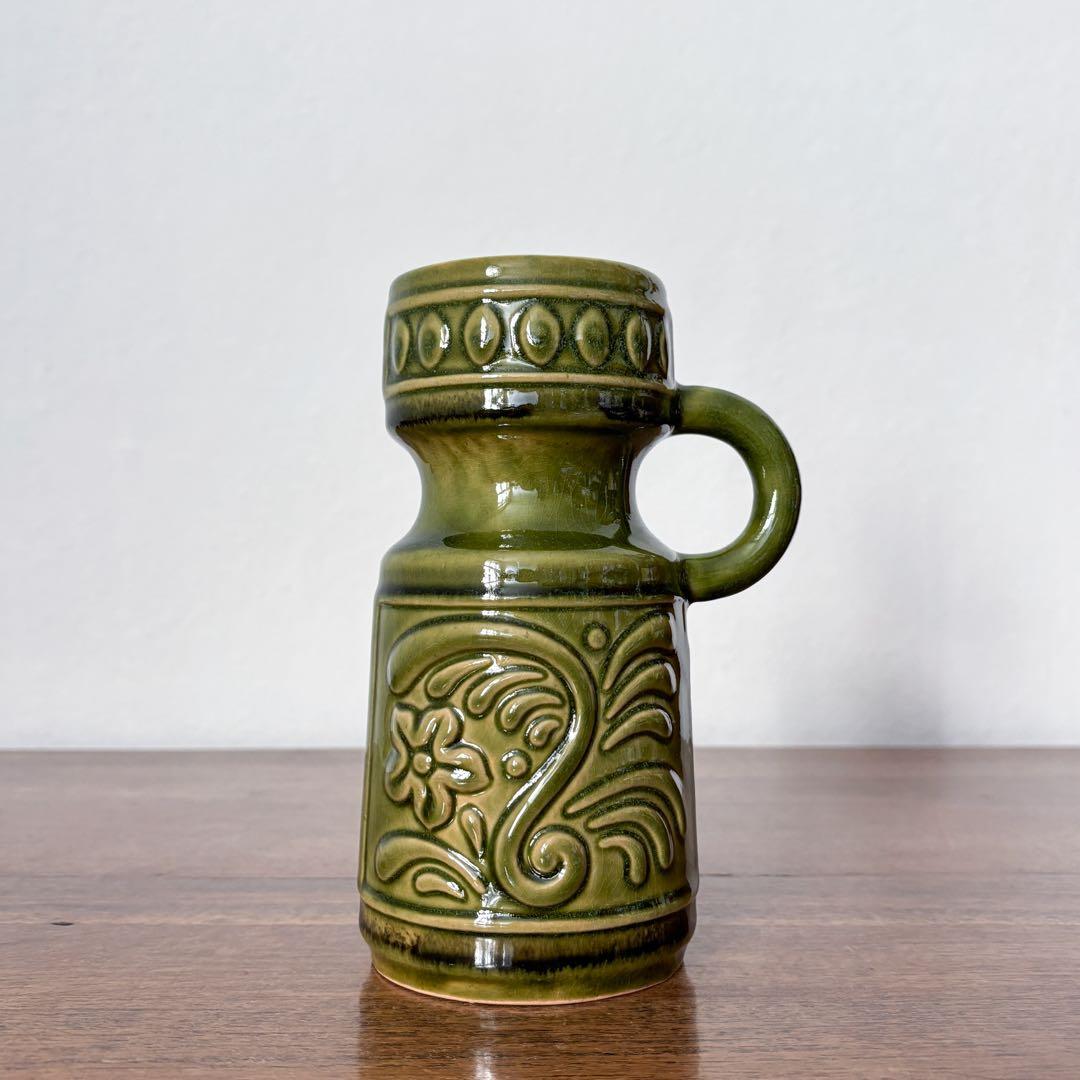 【東ドイツ Gräfenrodaのジャグ花瓶】ミッドセンチュリー 369