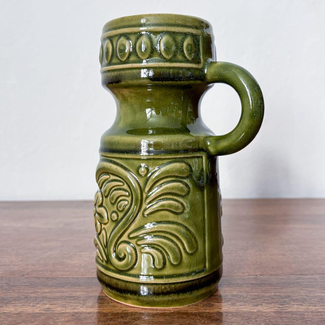 【東ドイツ Gräfenrodaのジャグ花瓶】ミッドセンチュリー 369