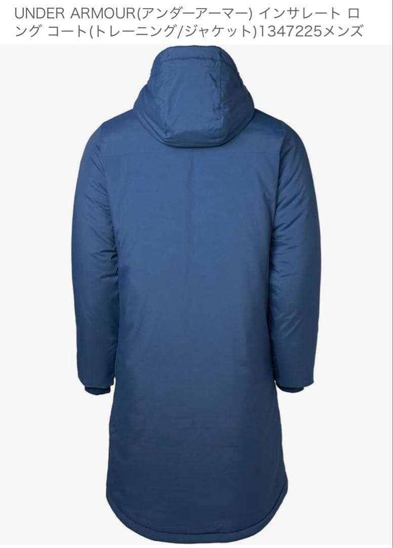 美品　アンダーアーマー ストーム　ベンチコート　ロングコート　ブラック　X L