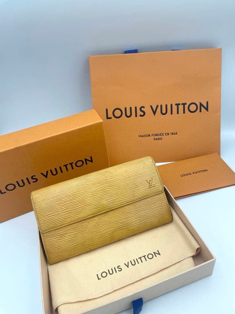 さ*ん様 【金運UP】ルイヴィトン エピ 長財布 ポルトフォイユサラ シトロン