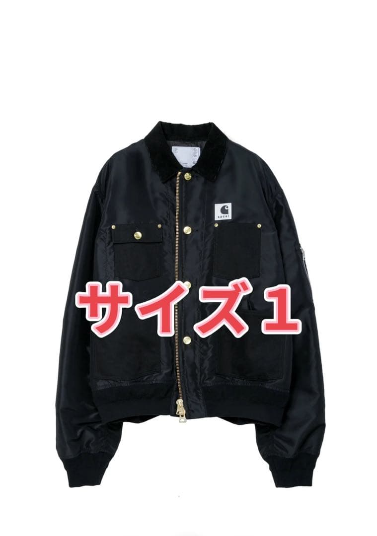 サイズ１ sacai Carhartt WIP Nylon Twill MA-1