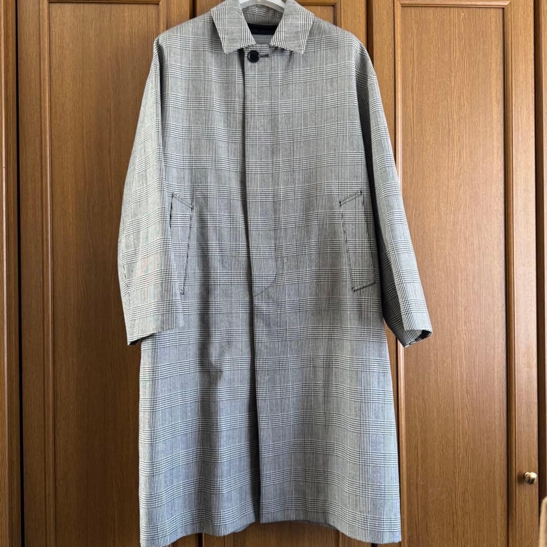 美品 マッキントッシュ ステンカラーコート ウール100% L 三陽商会