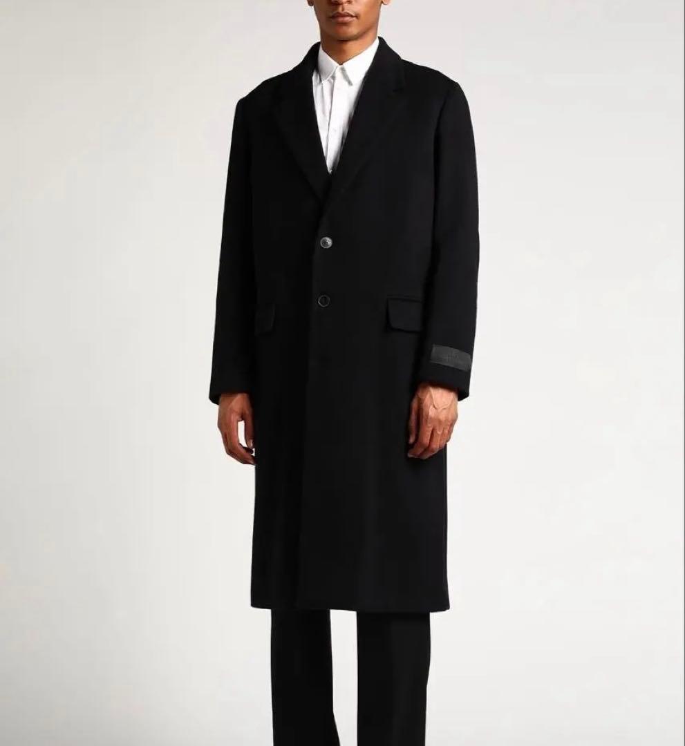 【未使用新品】VALENTINO ブラック チェスターコート 48