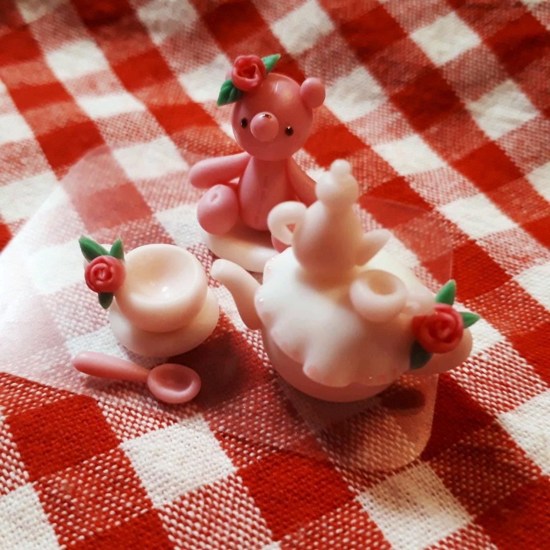 テディベア(ピンク)♡可愛いお茶会