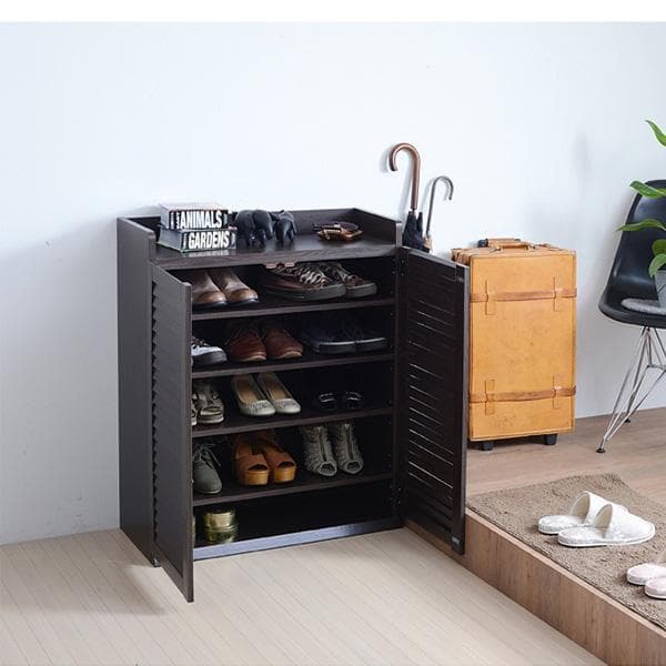 75㎝幅 開店記念セール！！ ルーバーシューズボックス　2