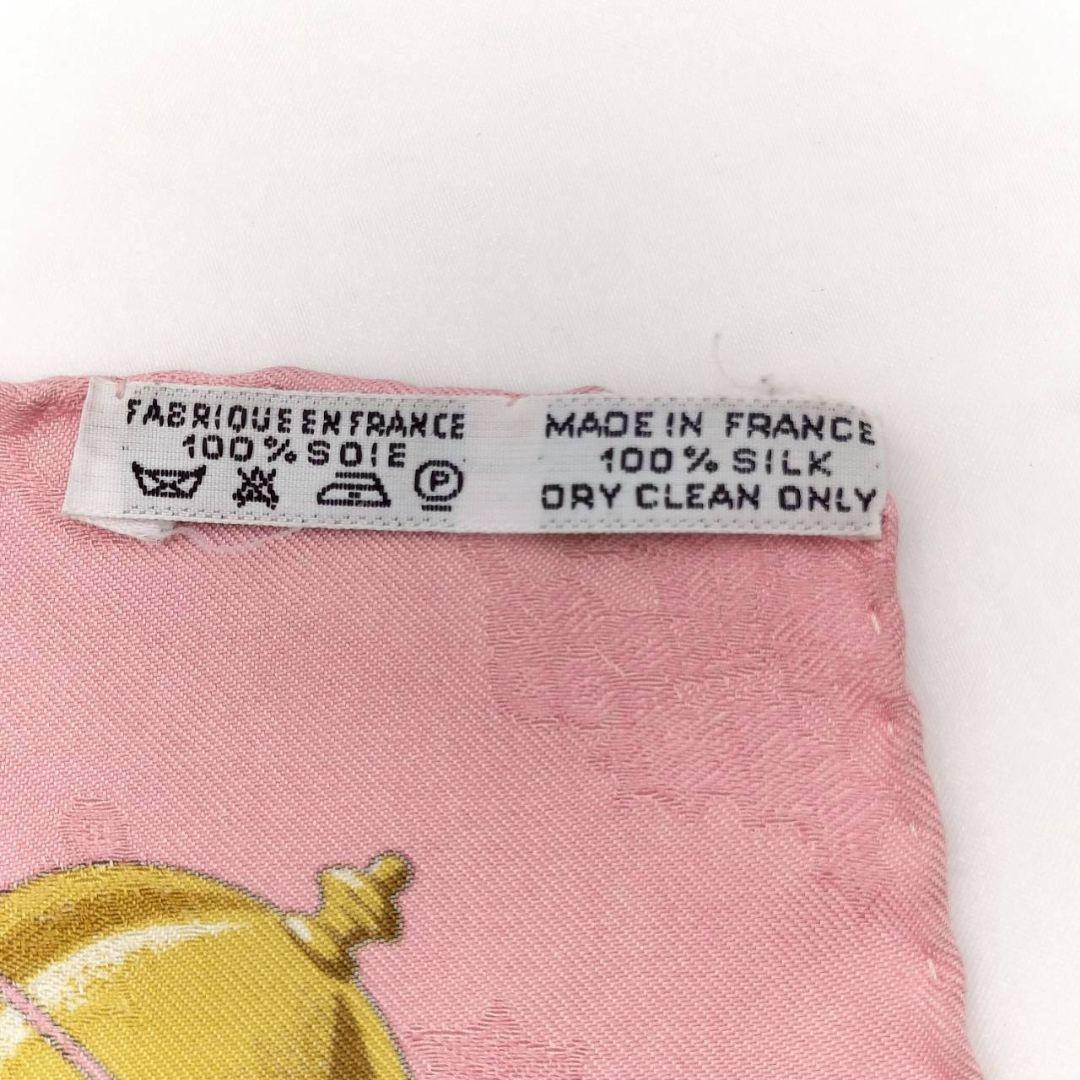 266 HERMES スカーフ カレ90 Plumes et Grelots